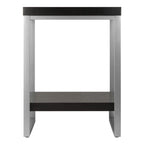 Winsome Wood Jared End Table, Espresso Finish, 18 inches