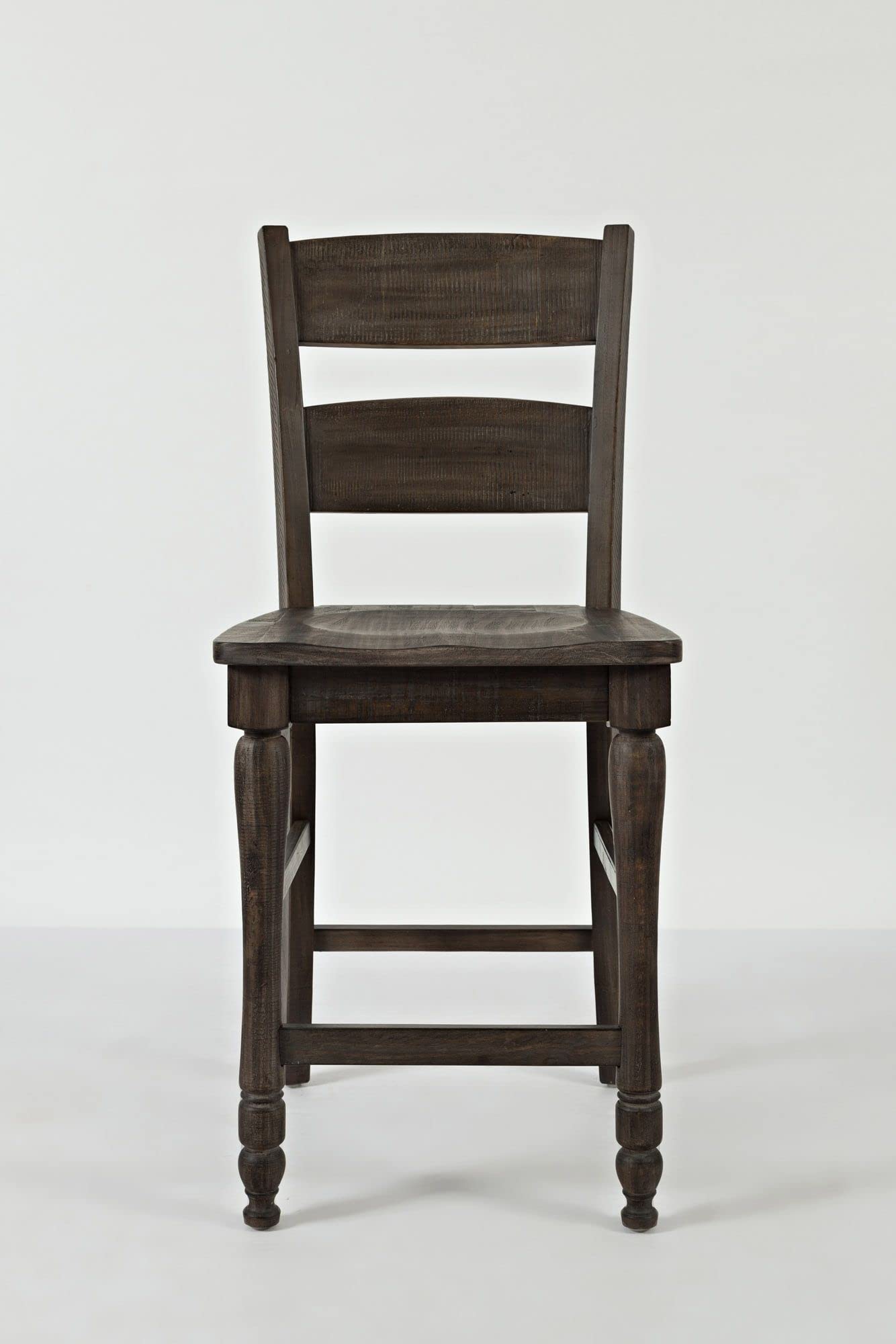 Jofran Inc. Madison County Farmhouse Reclaimed Pine Counter Barstool, Barnwood Brown