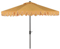 Safavieh Pat8006A Outdoor Collection Elegant Valance Auto Tilt Umbrella