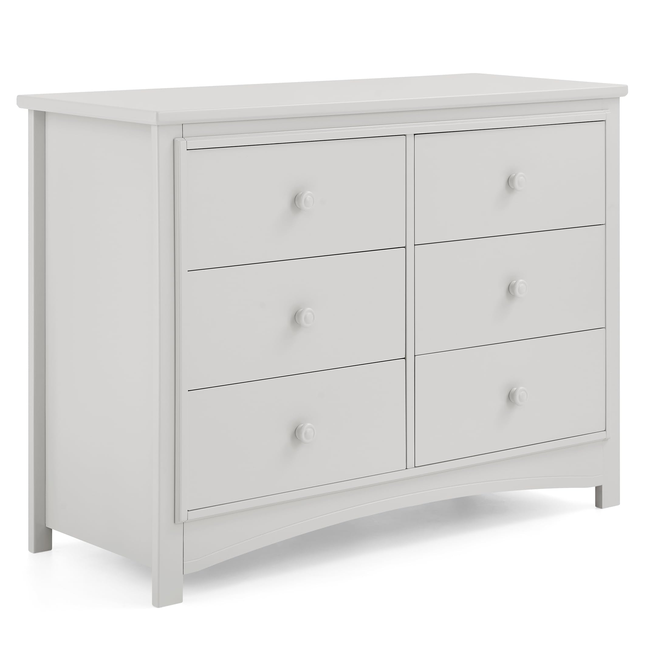 Delta Children Perry 6 Drawer Dresser - Greenguard Gold Certified, Moonstruck Grey