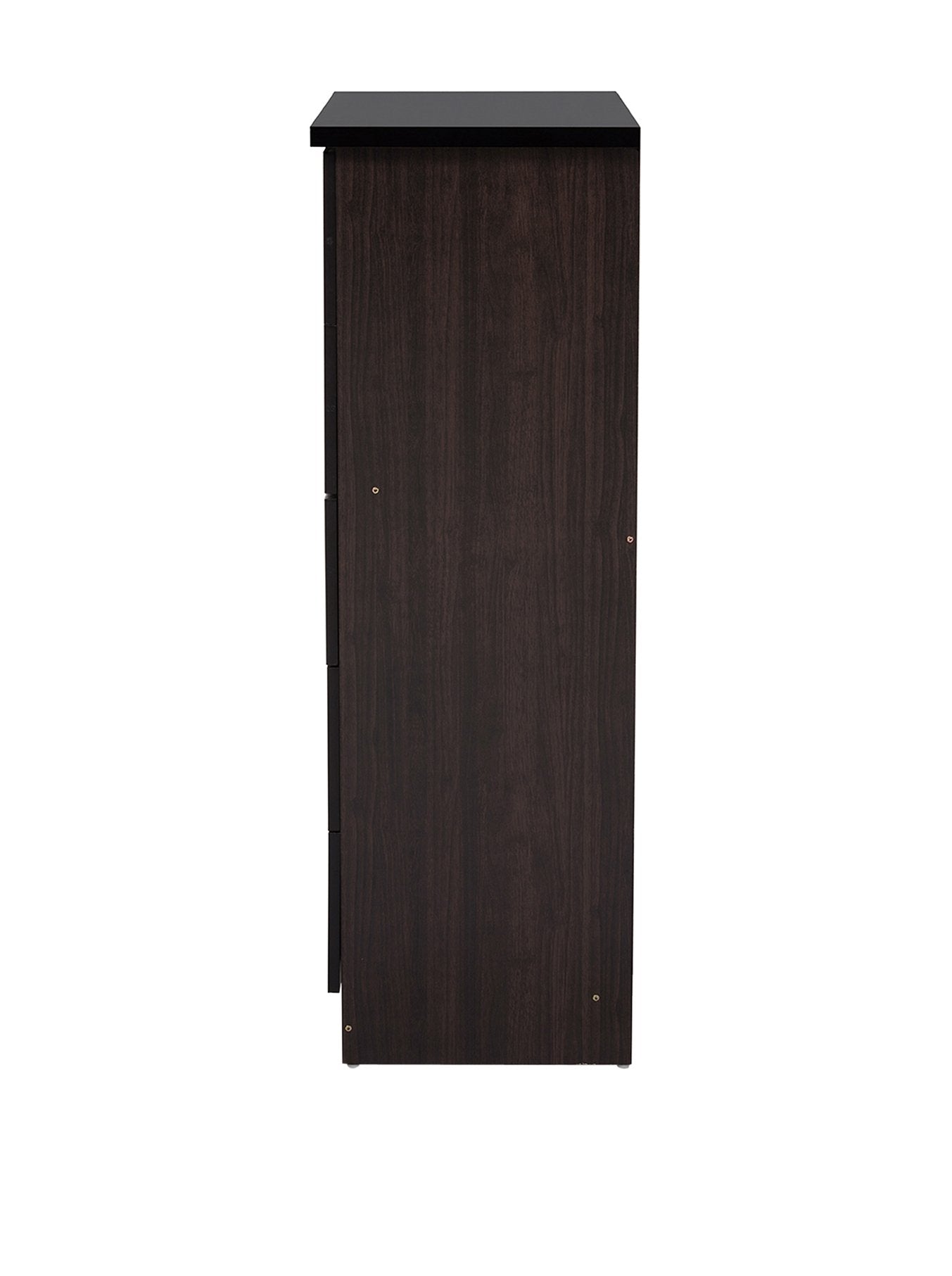 Baxton Studio Colburn Chest, 5-Drawer, Dark Brown