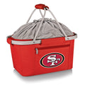 Picnic Time Scarlet San Francisco 49Ers Metro Basket Collapsible Tote