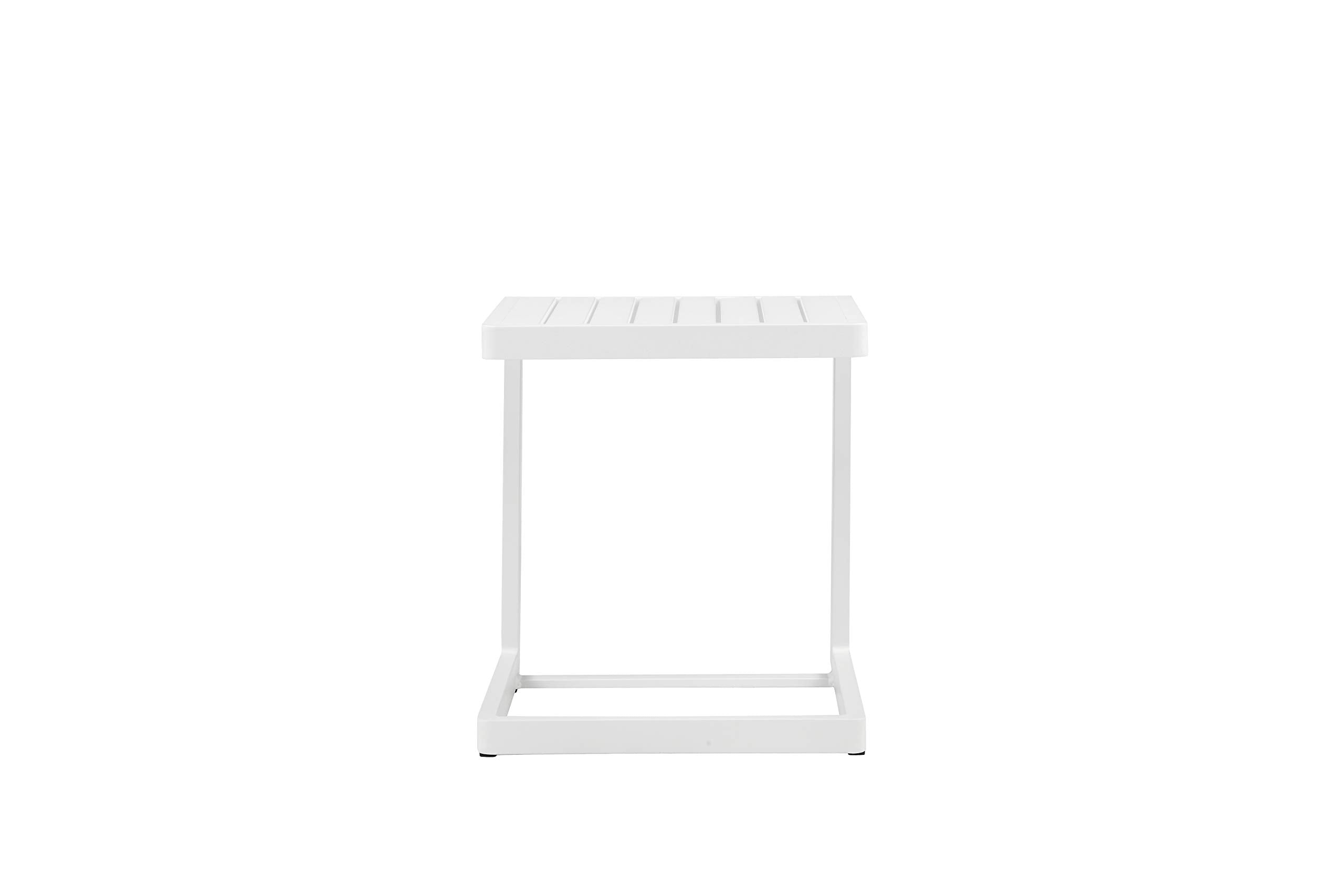 Pangea Home X-Chris St Wht Modern Table, White