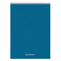 Tops 63631 Docket Wirebound Ruled Pad W/Cover, 8 1/2 X 11 3/4, White, 70 Sheets