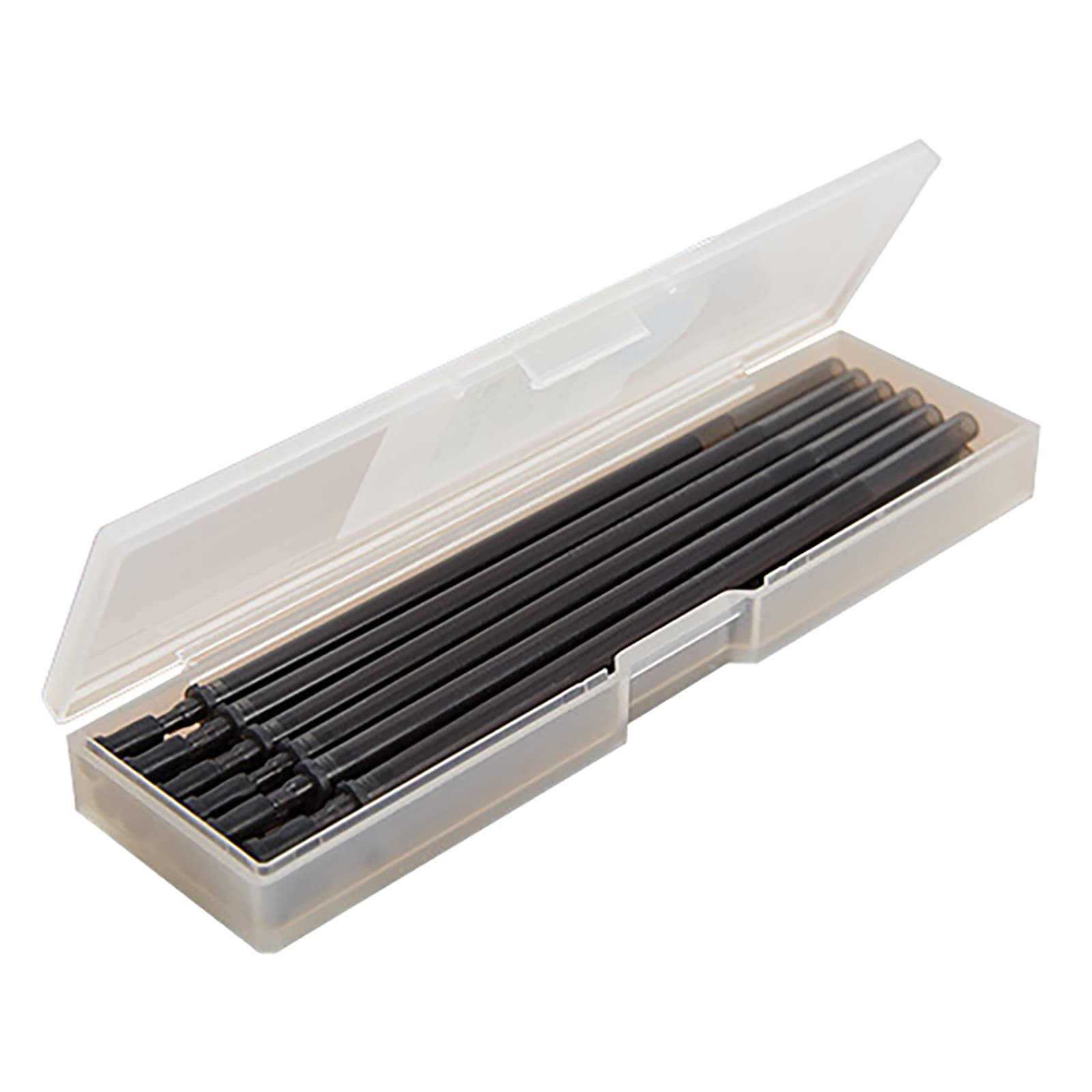 Doraking 12Pcs Black Gel Ink Pens Erasable Refills, 0.5Mm Black Ink Pen Refills For Writing Note With Box Gel Pens
