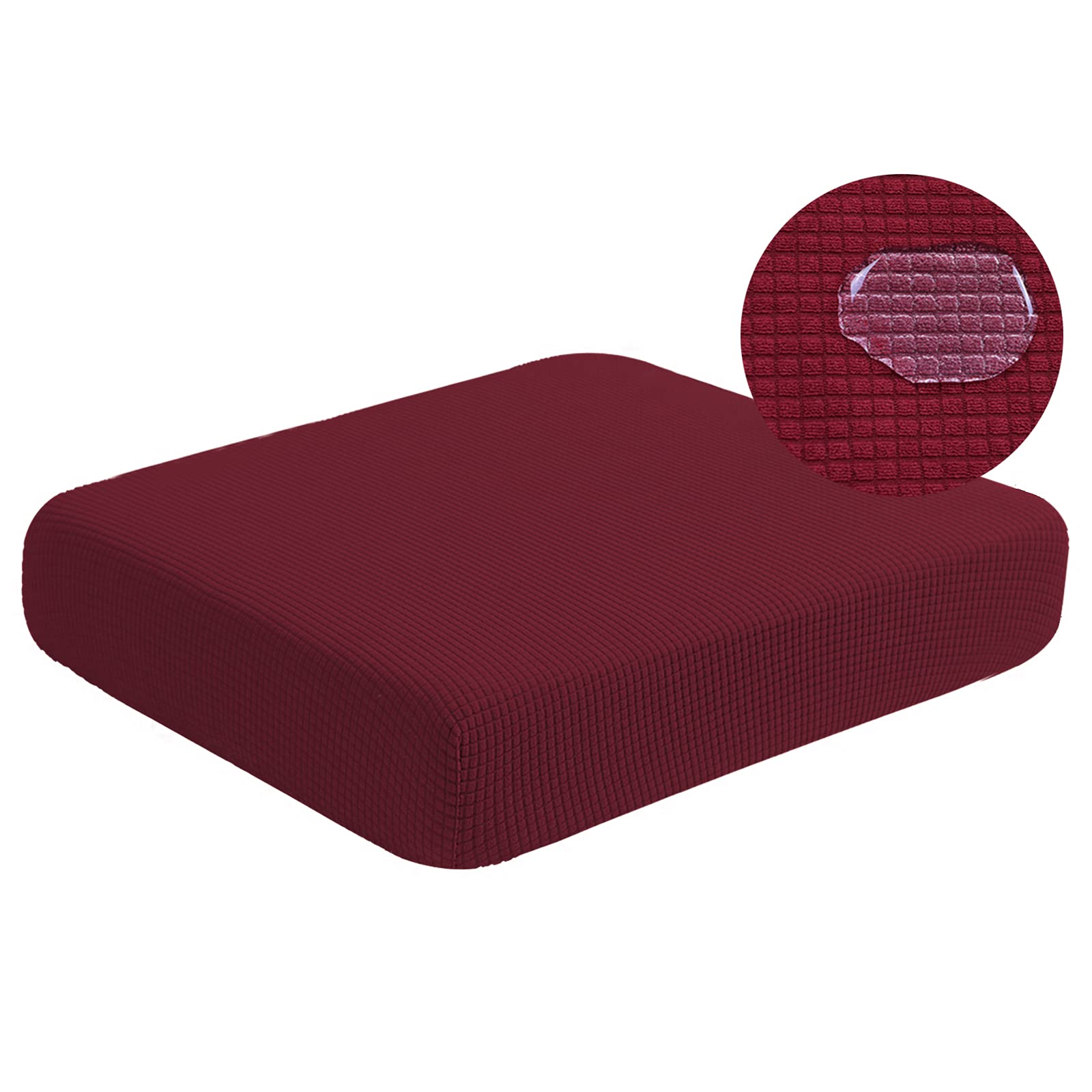 NC HOME Water Resistant Sofa Cushion Slipcovers, Stretch Sofa Seat Cushion Covers Replacement Furniture Protector, Washable Chri