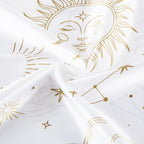 Exq Home Satin Body Pillow Pillowcase Super Soft Silk Pillowcase, Body Pillow Cover With Envelope Closure White Moon (20''X54'')