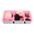 House Of Quirk Felt Drawer Organizer Tray 6 Compartment Tidy Desk Drawers, Office Supplies, Jewelry, Cosmetics, Small Personal I
