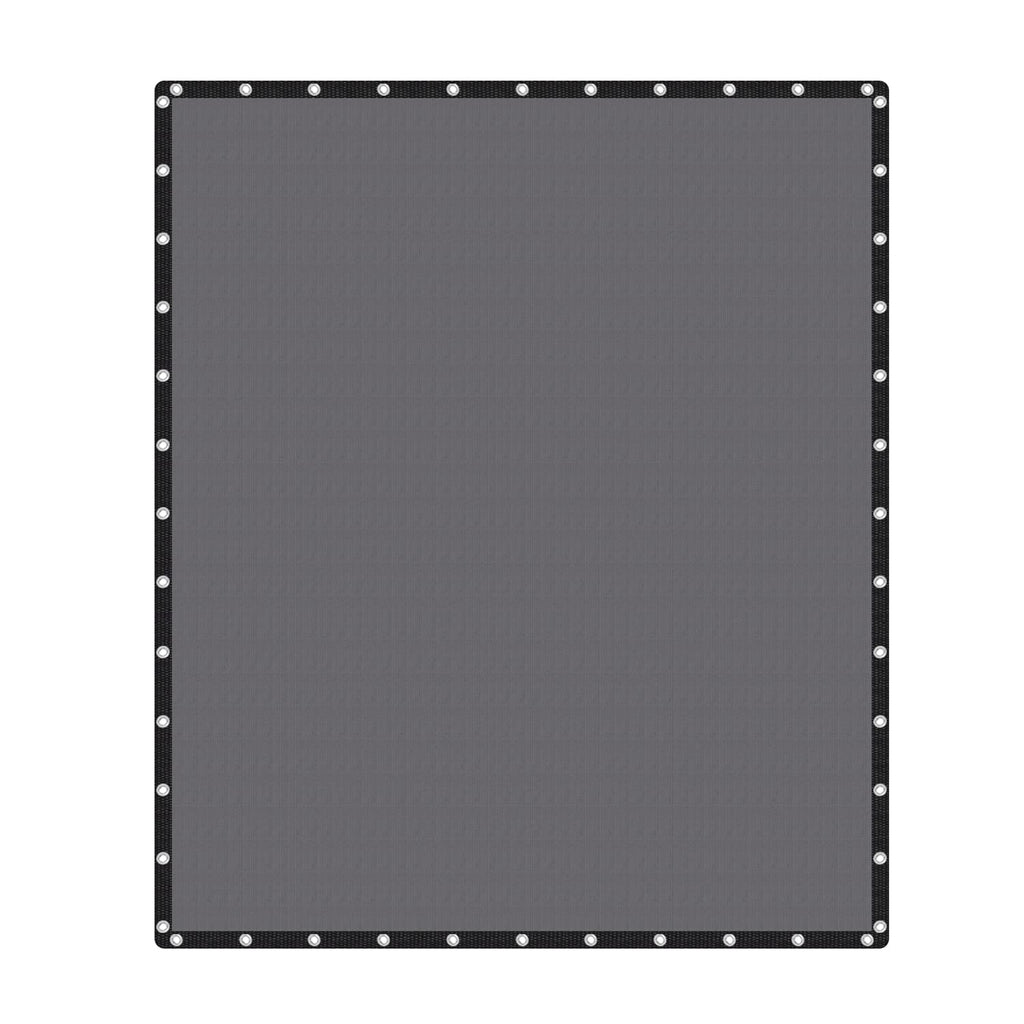 Vicllax 90% Shade Fabric Sun Shade Cloth Privacy Screen With Reinforced Grommets For Outdoor Patio Garden Pergola Cover Canopy 20X24 Ft, Dark Grey