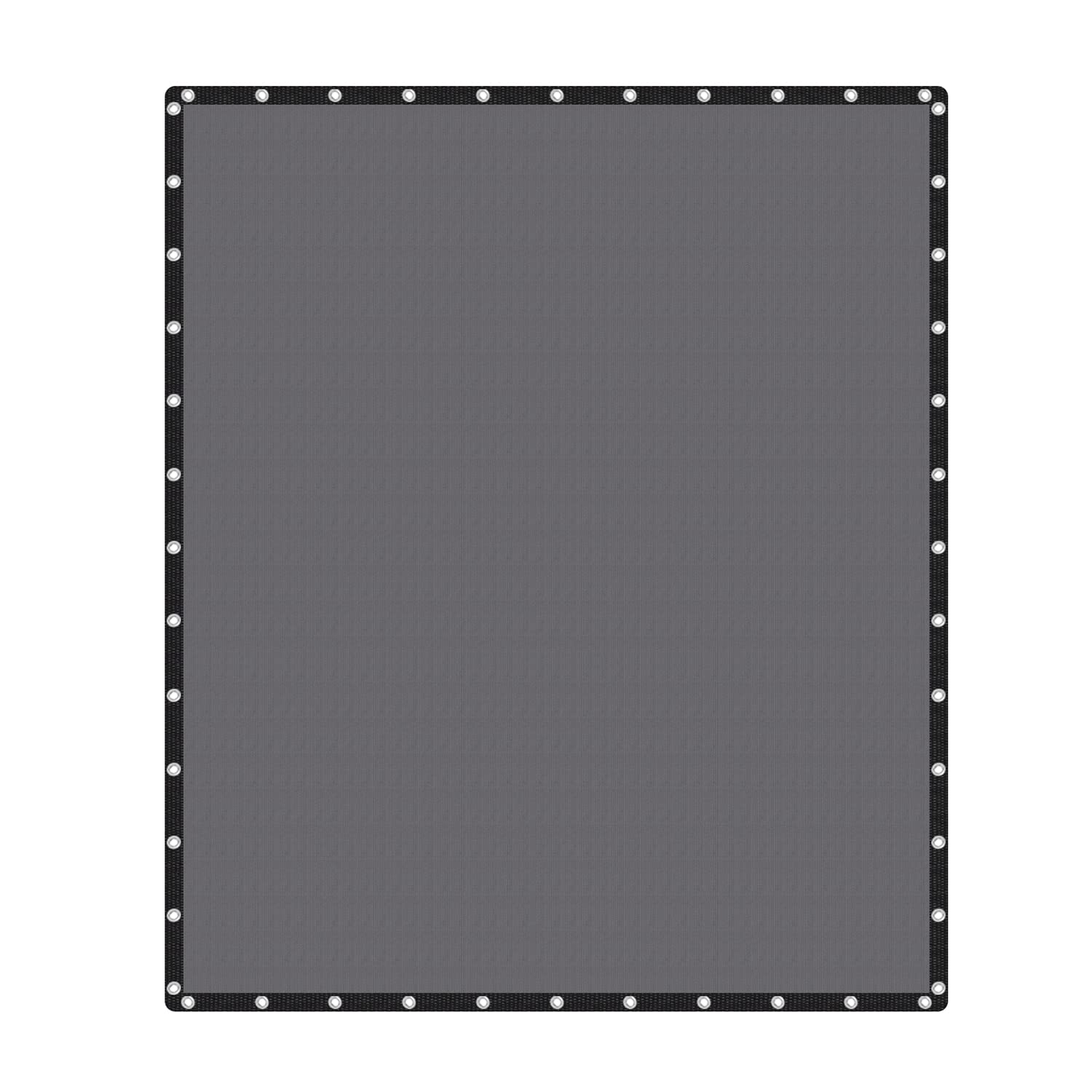 Vicllax Shade Fabric Sun Shade Cloth Privacy Screen With Grommets For Patio Garden Pergola Cover Canopy 20X24 Ft, Grey