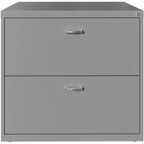 Lorell LYS SOHO Arc Pull Steel Lateral File, Silver