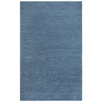 Rizzy Home Alora Decor Emerson 5' X 8' Solid Blue/Gray/Rust/Blue Hand-Tufted Area Rug