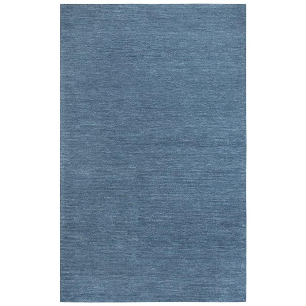 Rizzy Home Alora Decor Emerson 9' X 12' Solid Blue/Gray/Rust/Blue Hand-Tufted Area Rug