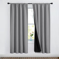 Nicetown Full Shade Curtain Panels, Pair Of Energy Smart Rod Pocket Blackout Drapes For Guest Room Window, Thermal Insulated Gue