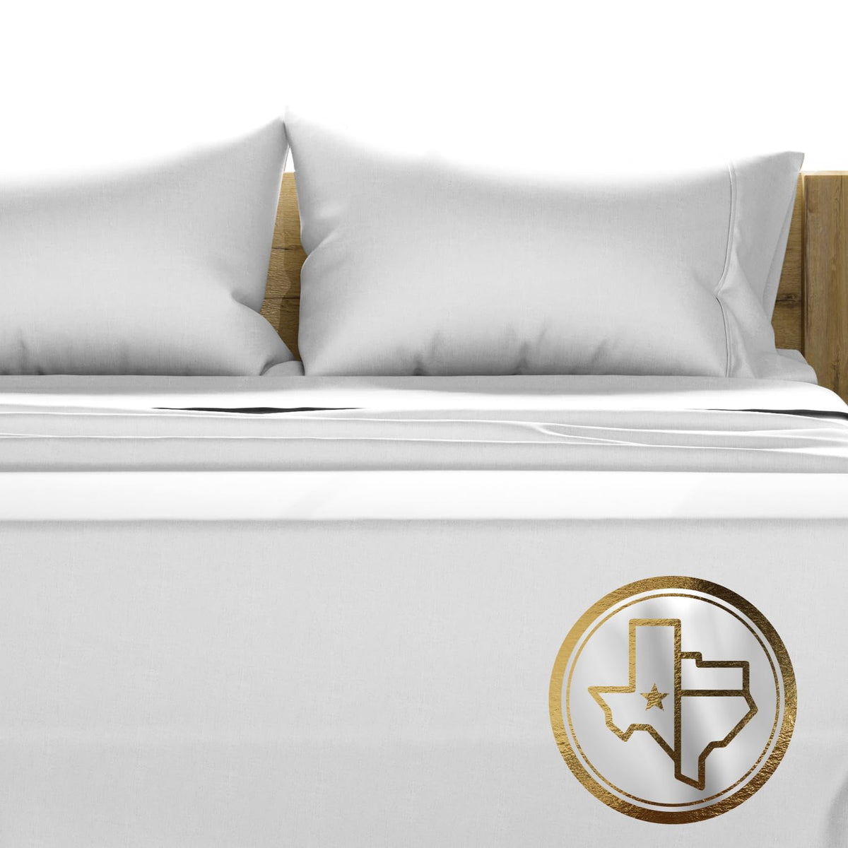 Texas Linen Co. Egyptian Cotton Sheets King Size - 1500 Thread Count 4 Pc King Sheets Set Egyptian Cotton, Luxury Sheets King Si