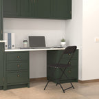 Flash Furniture Hercules™ Series Plastic Folding Chair - Black - 4 Pack 650Lb Weight Capacity Comfortable Event Chair - Lightweight Folding Chair