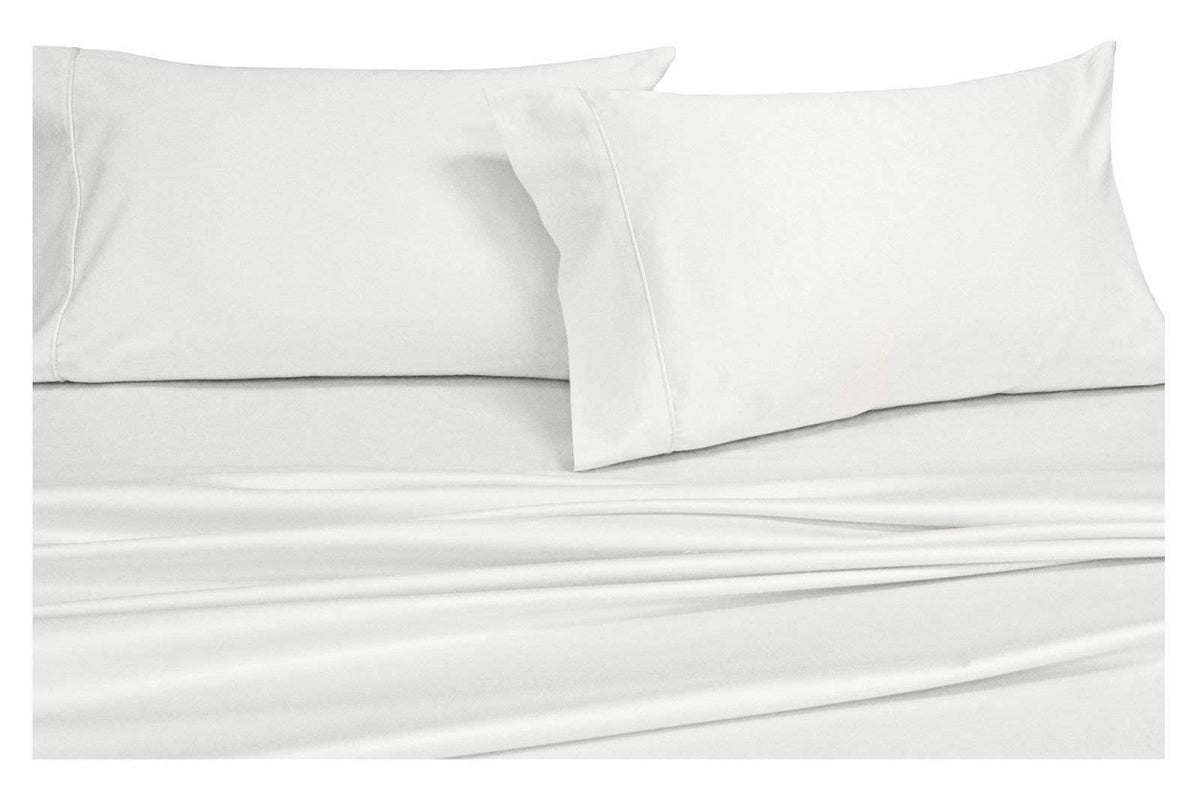 Royal Collection Ultra-Soft Sheets, Silky Soft Bed Sheets Set, Deep Pocket, Wrinkle And Fade Resistant, Hypoallergenic (King Whi