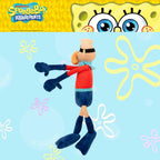 Franco Collectibles Spongebob Squarepants Barnacle Boy Bedding Super Soft Plush Decorative Throw Cuddle Pillow, (Officially Lice