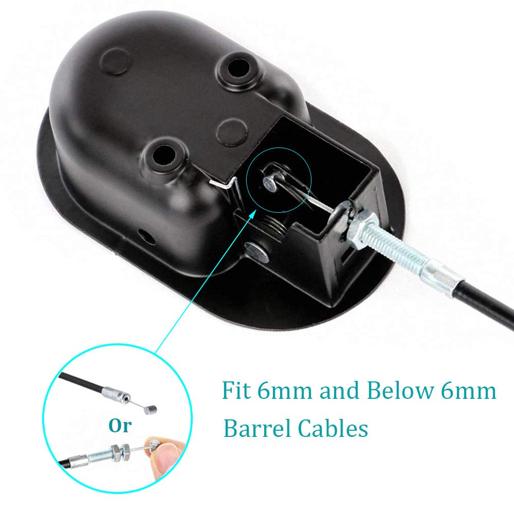 ttmagic Universal Metal Recliner Handle Replacement, Fits Ashley & Lazy Boy, 4.3x2.6, Black