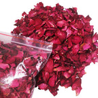 100 Grams Dried Natural Real Red Rose Petals Real Flower Rose Petals for Bath Aromatherapy Wedding Party Decoration Crafts Acces