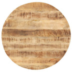 vidaXL Table Top Replacement Office Solid Wood Mango Round 0.98"-1.06" 23.6"