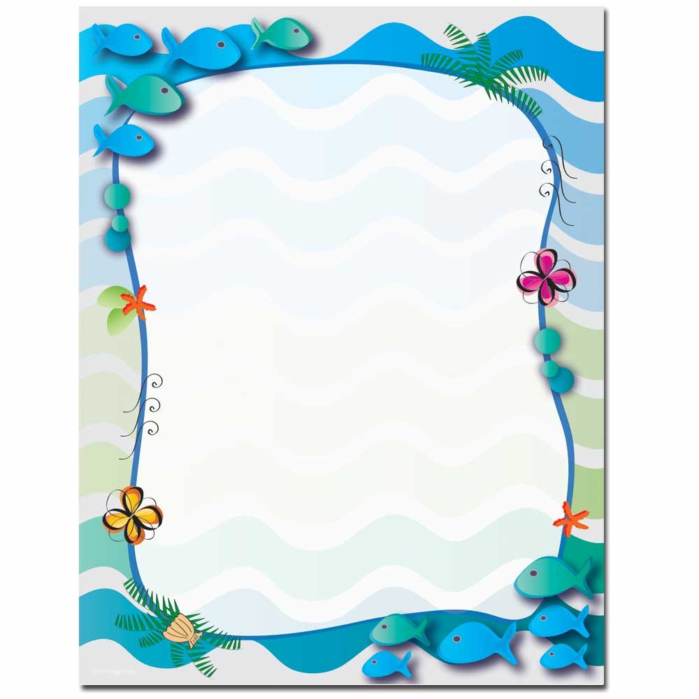 Lagoon Letterhead Laser & Inkjet Printer Paper, 25 Pack