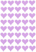 Royal Green 19Mm Heart Shape Pastel Purple Cute Valentine'S Sticker Crafting Seals Decorative Label 400 Pack