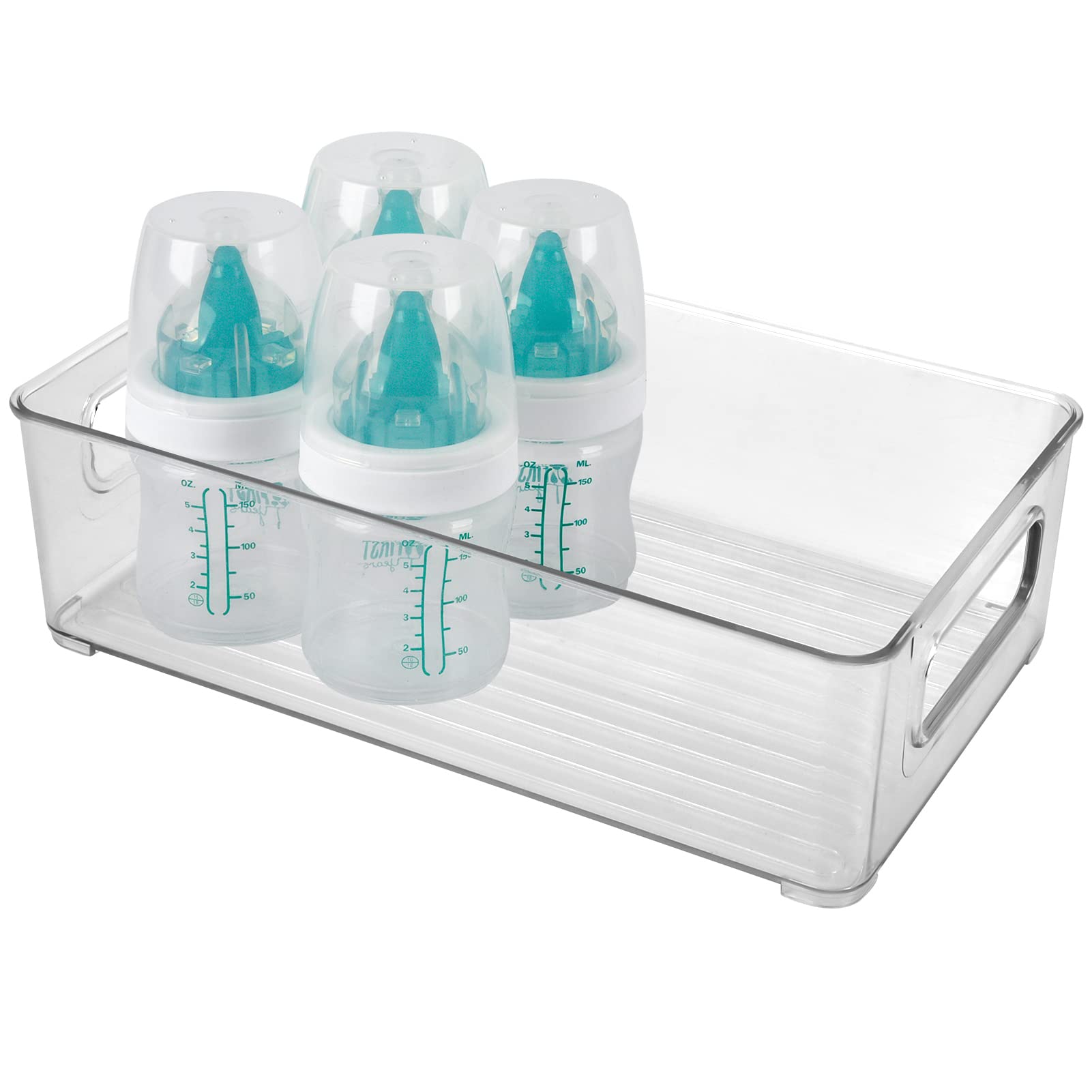 Yeebeny Baby Bottle Organizer - Plastic Storage Center For Bottles & Food Jars - Perfect For Cabinet, Pantry, Refrigerator & Cou