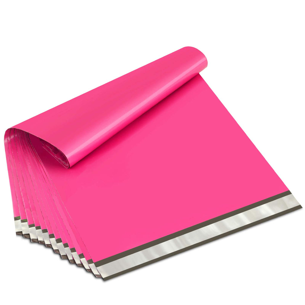 Ucgou Poly Mailers 24X24 Inch Hot Pink 100 Pack Extra Large Shipping Bags Strong Thick Mailing Envelopes Self Seal Adhesive Wate
