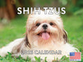 Shih Tzu Shitzu Calendar 2025 Dog Gifts Monthly Wall Calender 12 Month | American Made In The Usa