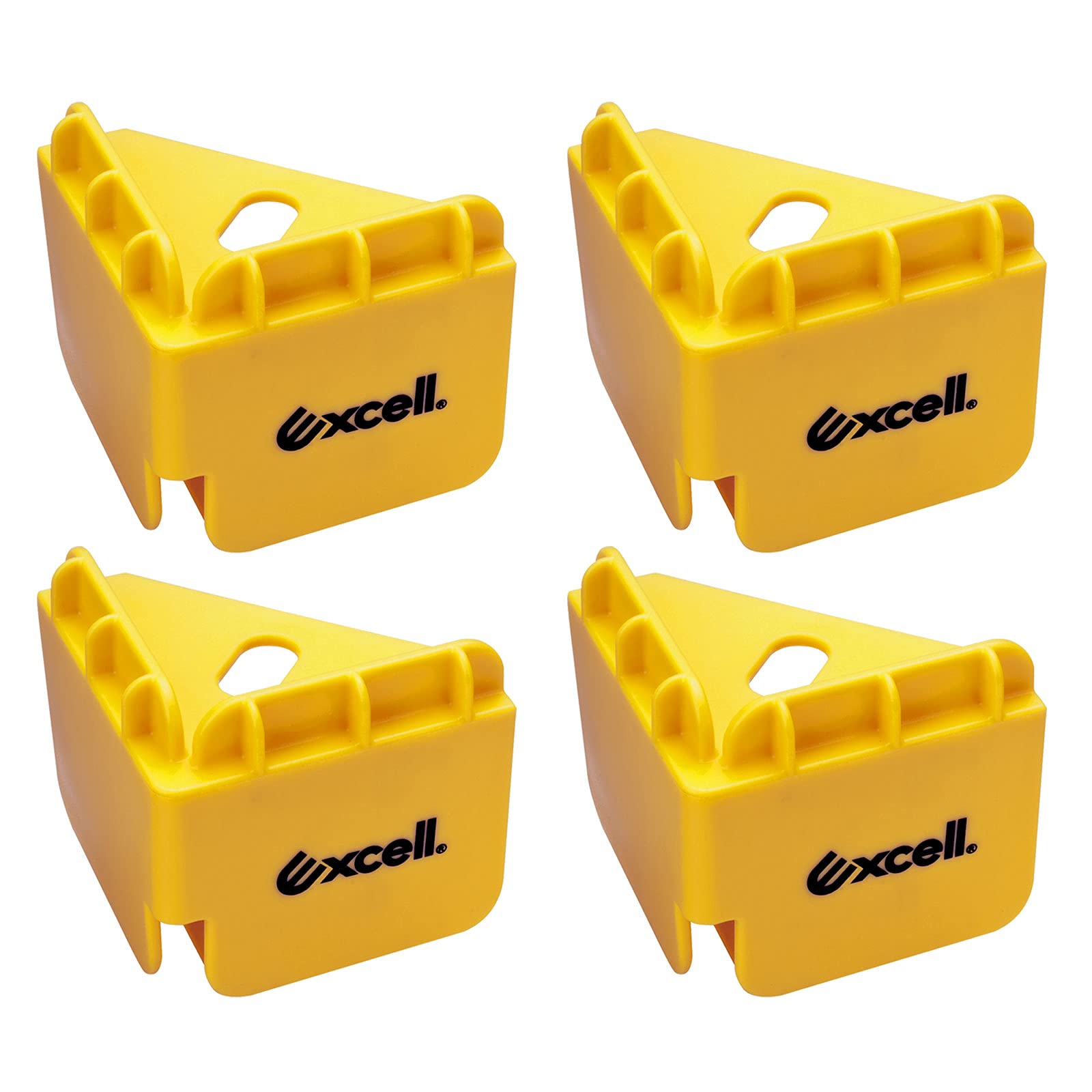 Excell Retail Display Box Holder (Yellow, 4 Pack): Perfect for retail and office use. Lightweight, durable design for easy stack