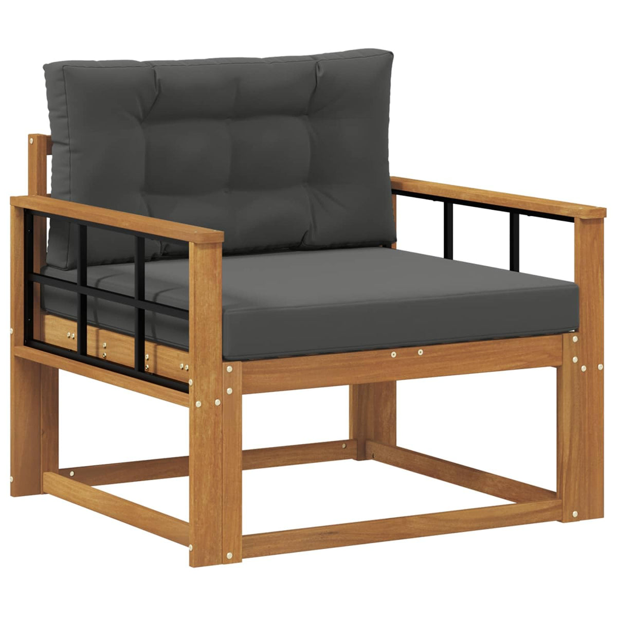 vidaXL Outdoor Middle Sofa Natural