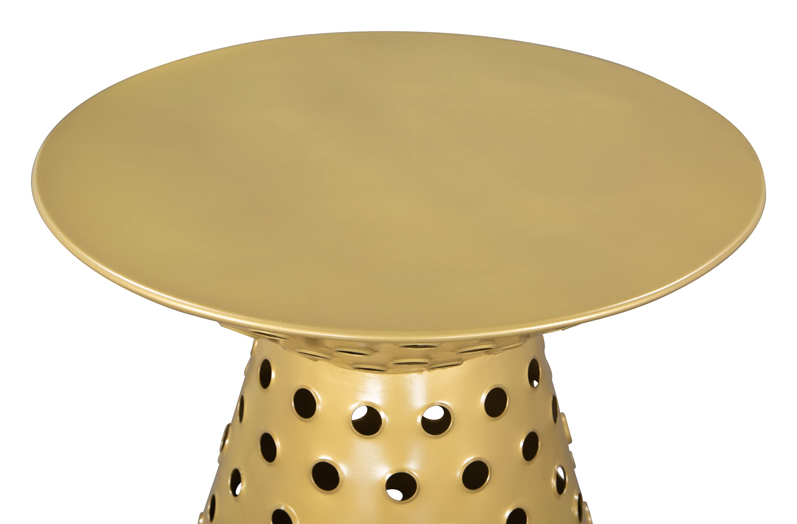 Zuo Proton Side Table Gold