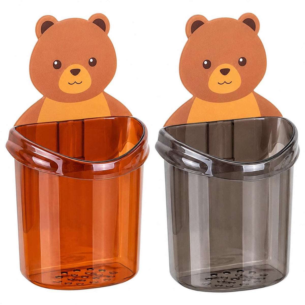 Wall Mounted Bear Toothbrush Holder