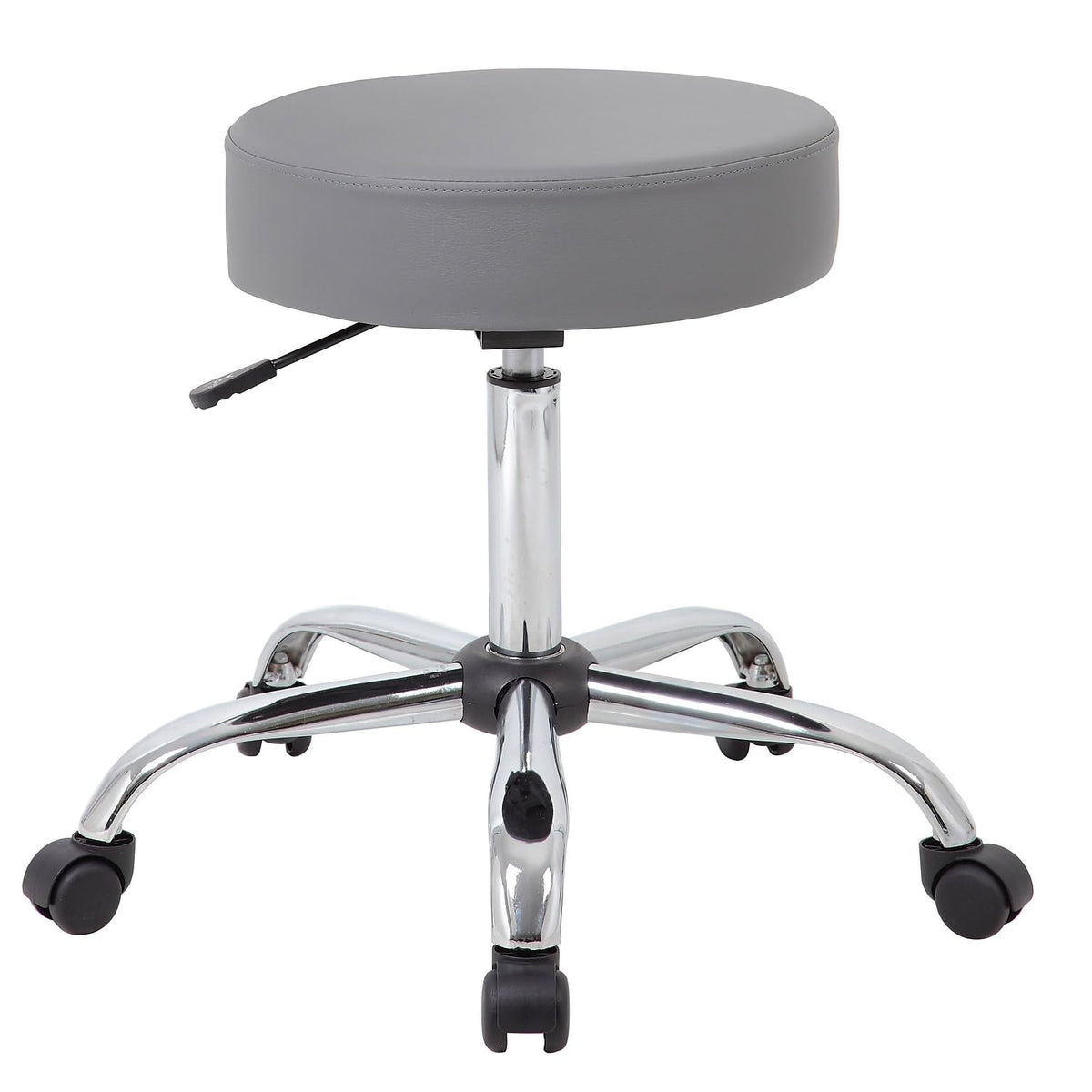 Boss Office Products Adjustable Upholstered Medical Stool In Grey