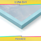 Icona Bay 11X14 Picture Frame, Pastel Blue Solid Wood Scandinavian Style Frame For Photo, Pizzazz Collection
