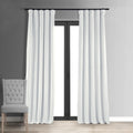 Hpd Half Price Drapes Signature Velvet Thermal Blackout Curtains For Living Room 96 Inch Long (1 Panel) Rod Pocket Insulated Blackout Curtains For Bedroom Window Curtains, 50W X 96L, Primary White