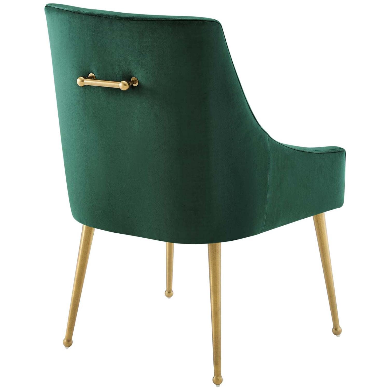 Modway Discern Upholstered Performance Velvet Dining Chair Set Of 2, Green