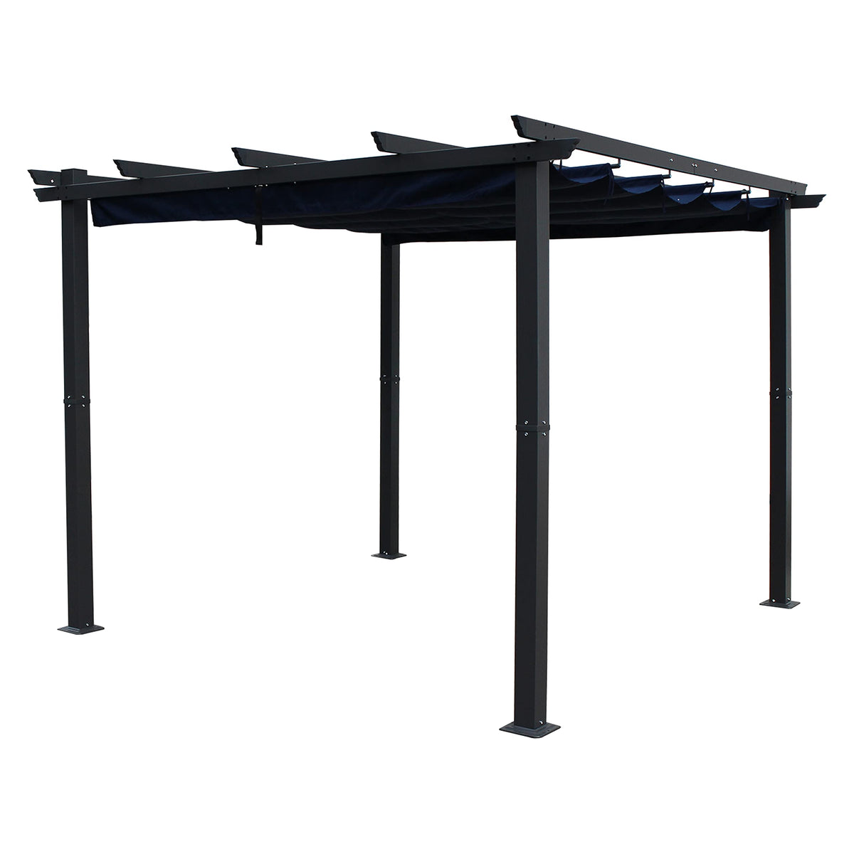 3 Meter Aluminum Framed Pergola - Navy