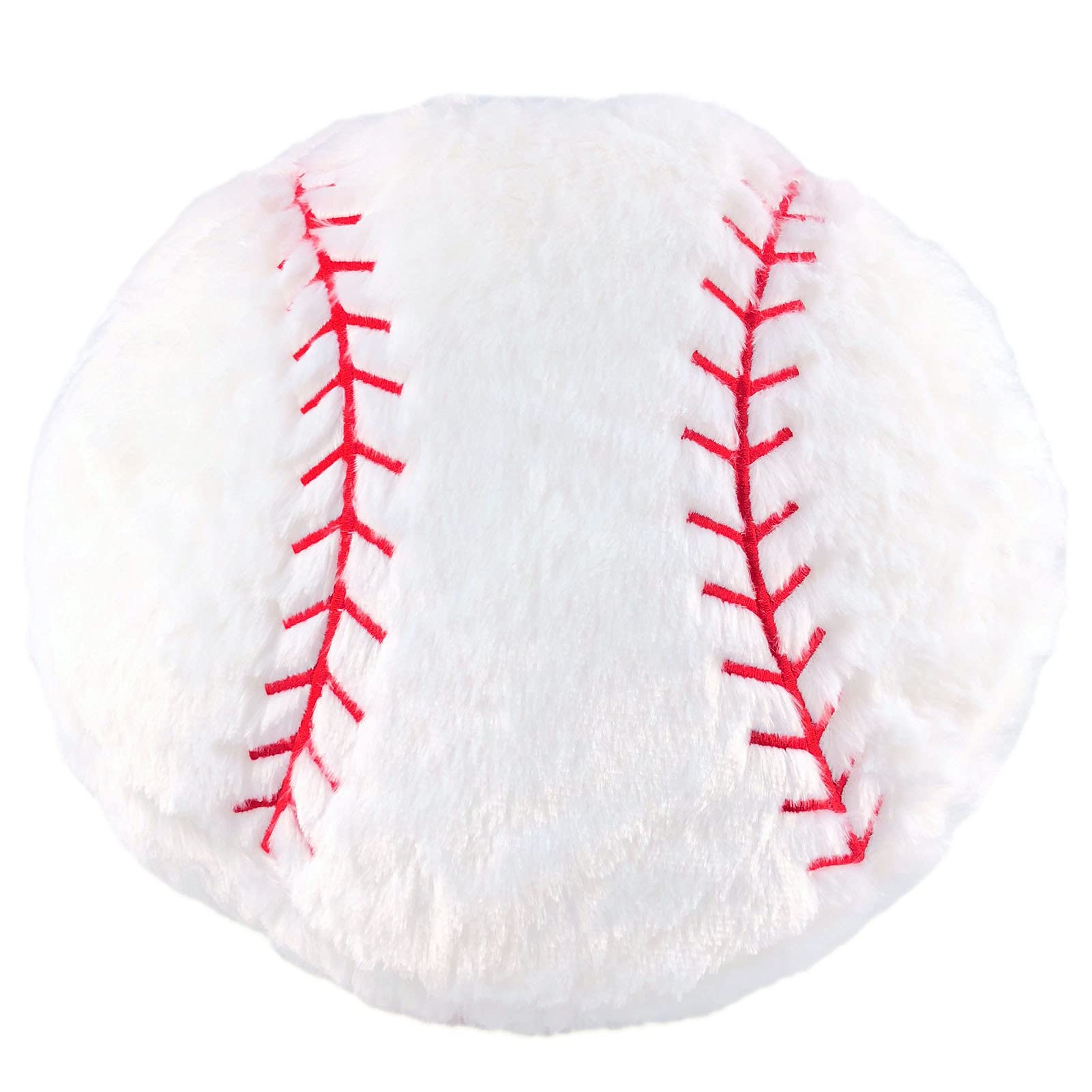 CHORONMO Baseball Pillow Fluffy Baseball Plush Pillow Baseball Throw Pillow Soft Stuffed Baseball Plush Pillow Toy Durable Round