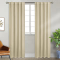 Bgment Beige Room Darkening Curtains 84 Inch Length - Rod Pocket And Back Tab Thermal Insulated Curtains For Bedroom/Living Room, 2 Panels Set, 38 X 84 Inch