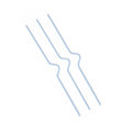 Trubind 6 Inch Wire Calendar Hangers | White | Ideal For Calendars 6 To 9 Inches | 100 Pack