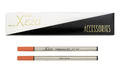 Xezo Speedmaster Black 917 Fm Standard Rollerball Refills, Pack Of 2. Medium Stroke Width. Made In Germany