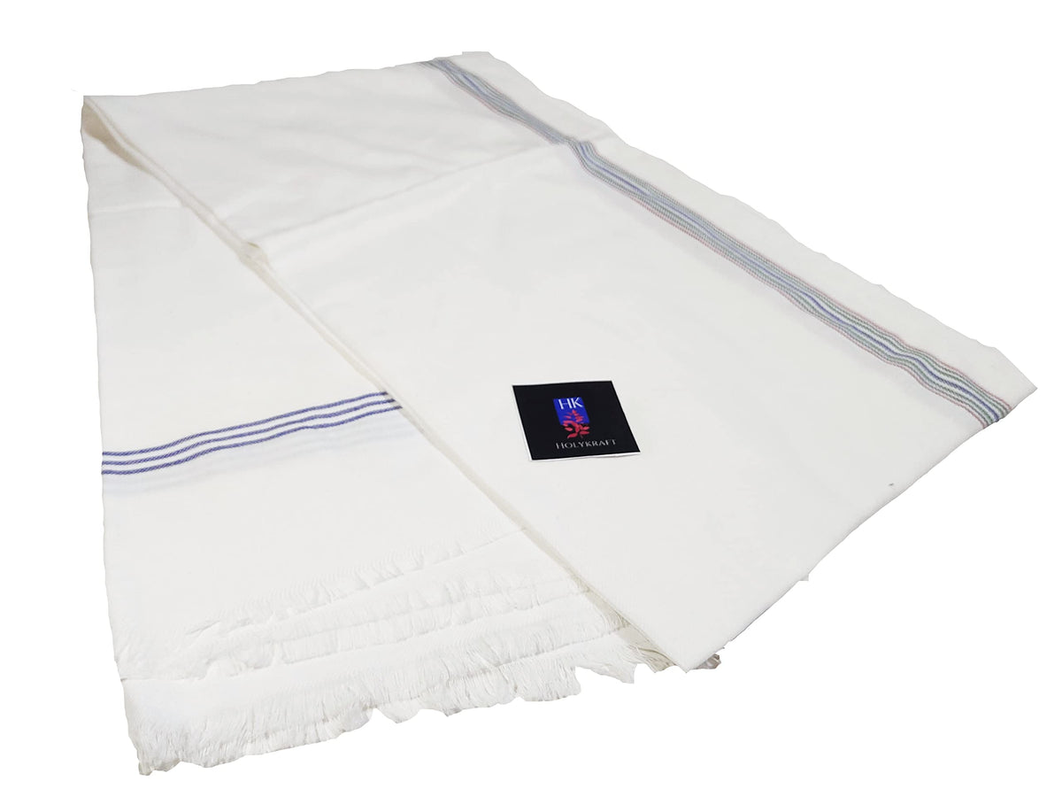 Craft Venture 100% Cotton Soft Beautiful Plain White Single Bed Size Skin Friendly Summer AC Blanket/Khes/Dohar/Top Sheet Set/Ch