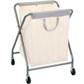 STORAGE MANIAC 125L Laundry Hamper with Wheels, Rolling Laundry Basket, Heavy Duty Laundry Sorter with Removable Bag, Folding X 