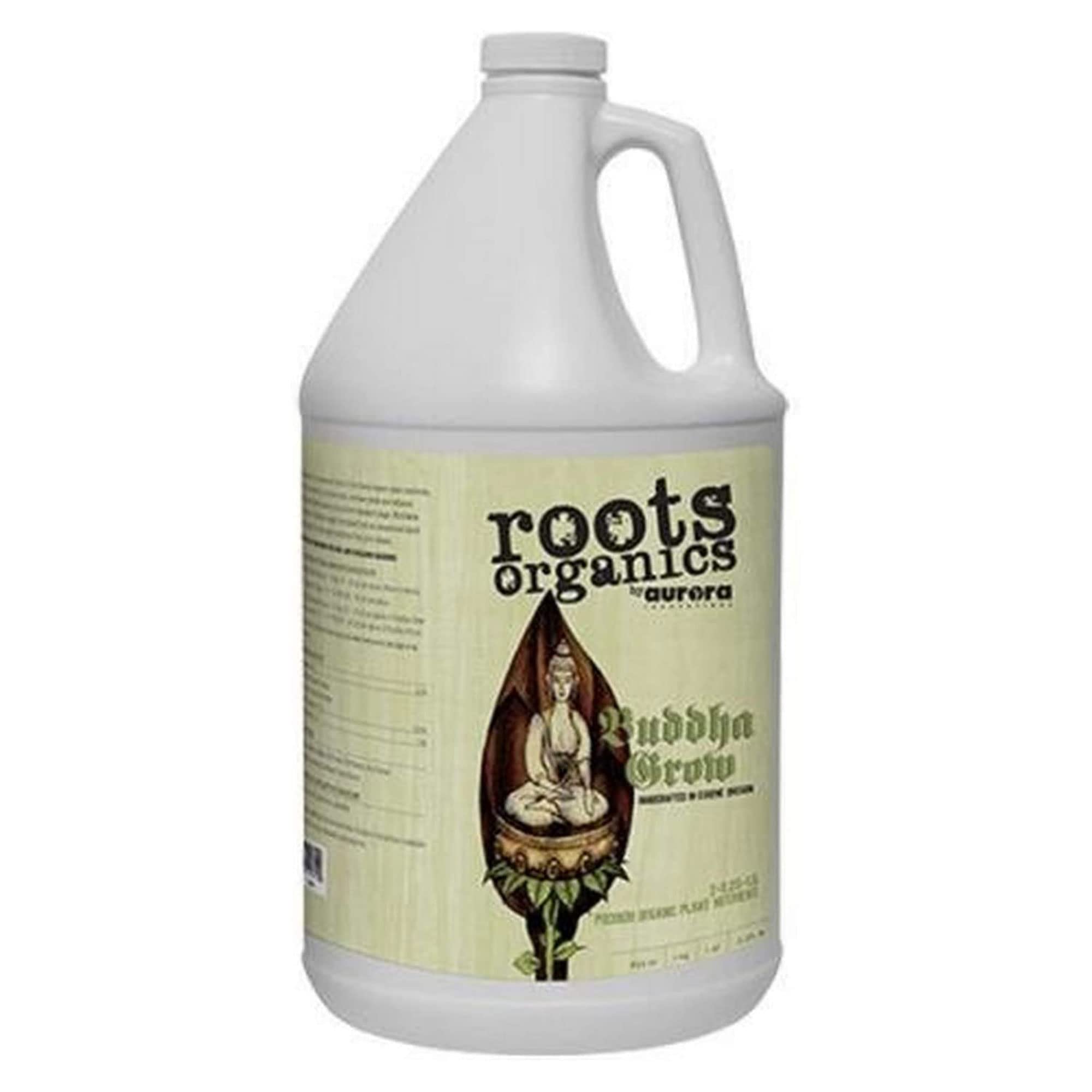 Roots Organics Buddha Grow, Organic Liquid Fertilizer, 2-0.25-2 Npk, 1 Gallon