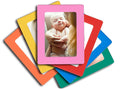 Lubber 12-pack Colorful Magnetic Picture Frames for Refrigerator 4x6 2x3 3x5 inch Photo Note Schedule Holder Gift for Kids Frien