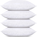 Utopia Bedding Throw Pillows (Set Of 4, White), 12 X 20 Inches Pillows For Sofa, Bed And Couch Decorative Stuffer Pillows