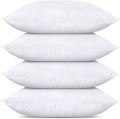 Utopia Bedding Throw Pillows (Set Of 4, White), 16 X 26 Inches Pillows For Sofa, Bed And Couch Decorative Stuffer Pillows