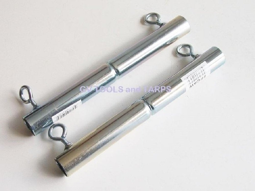 2Pc 2 Way Joiner/Pipe Connector 1 3/8' Canopy Fitting (Fvfc) - Fits 1 3/8' Emt Pipe Or Chain Link Fencing Top Rail That Has An